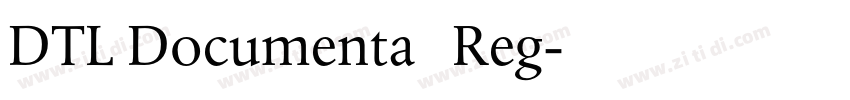 DTL Documenta   Reg字体转换